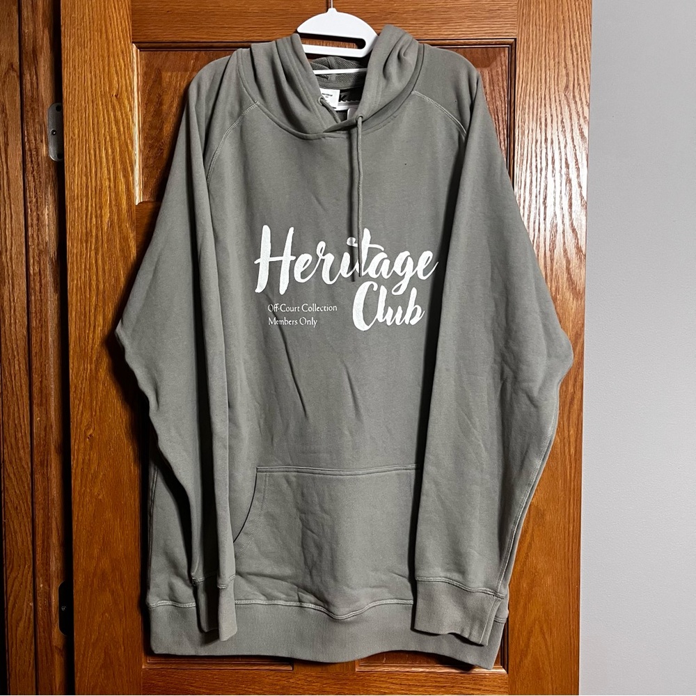 NWT Spark Heritage Club Men’s 3X Green Grayish color Off Court Collection Hoodie